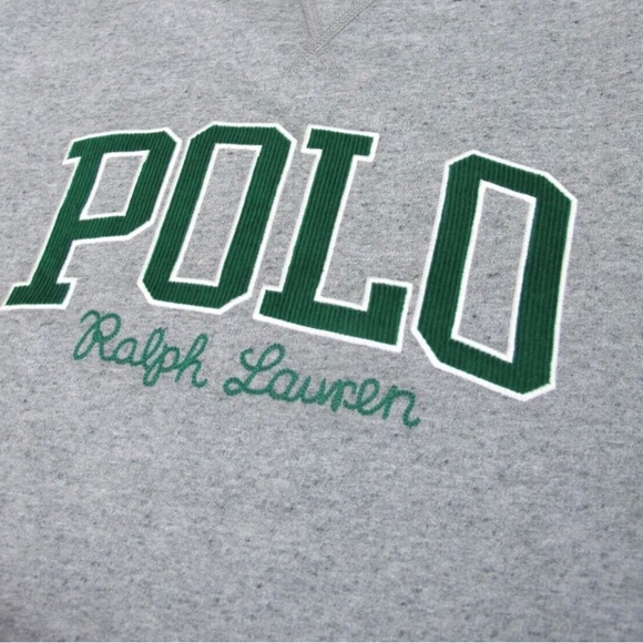 POLO RALPH LAUREN CREW EMBROIDERED LOGO PRINT SWEATSHIRT, SIDE XXL - Picture 6 of 14